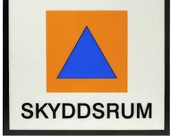 Svensk skyddsrumsskylt